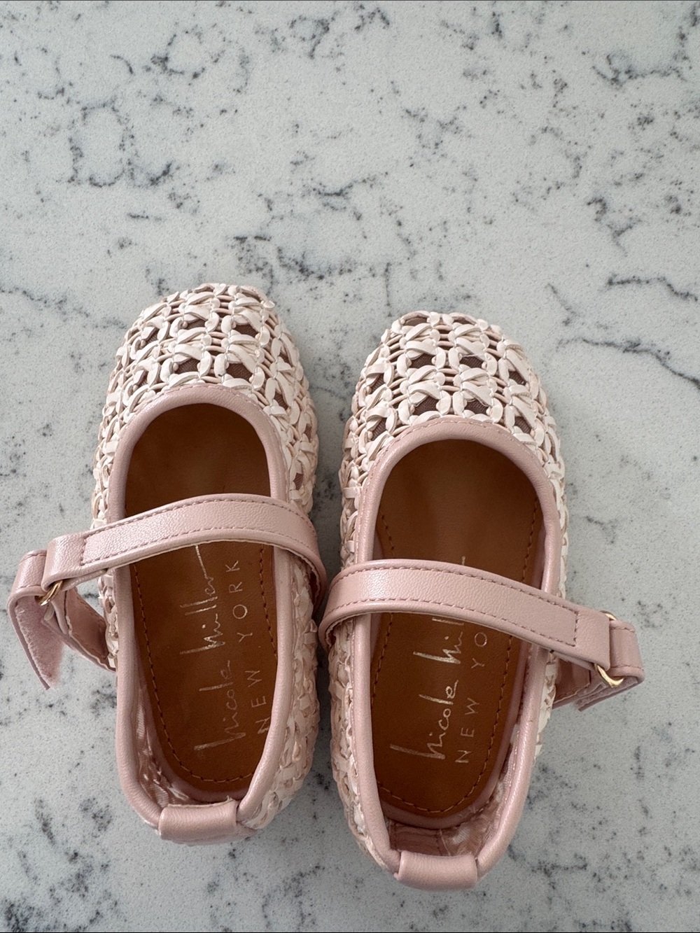 Nicole miller toddler girl flats size 4